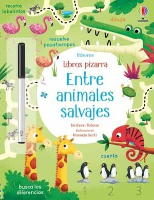 LIBROS PIZARRA: ENTRE ANIMALES SALVAJES