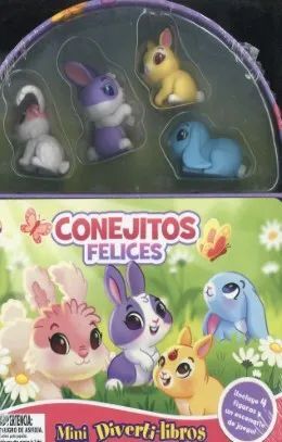 MINI DIVERTILIBROS CONEJITOS FELICES