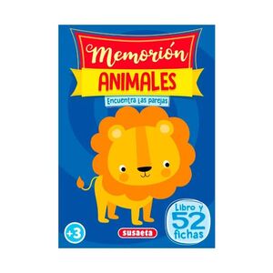 MEMORION ANIMALES CON LIBRO Y 52 FICHAS