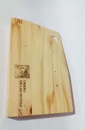 CAJA DE MADERA POSTALES CORREO DE LAS NOVIAS LETRA A LETRA